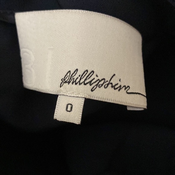 3.1 Phillip Lim Navy Draped Wrap Skirt (15) - Picture 3 of 3